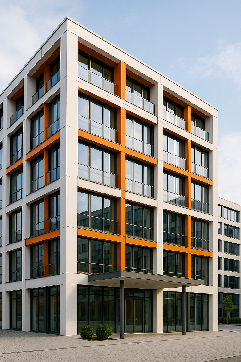 Baustelle der Walter Schwarz Bauunternehmung in Büttelborn